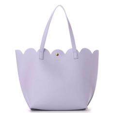 Samantha Thavasa At Best Price In Malaysia Colors By Jennifer Sky Scalloped Medium Tote Lavender