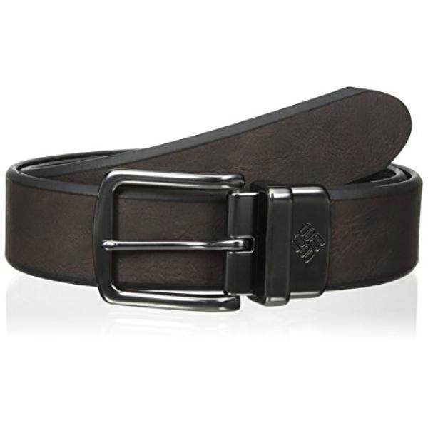 Columbia Pria Bolivar 1 1/2 Di Tepi Miring Reversibel Sabuk Coklat/Hitam 44-Intl