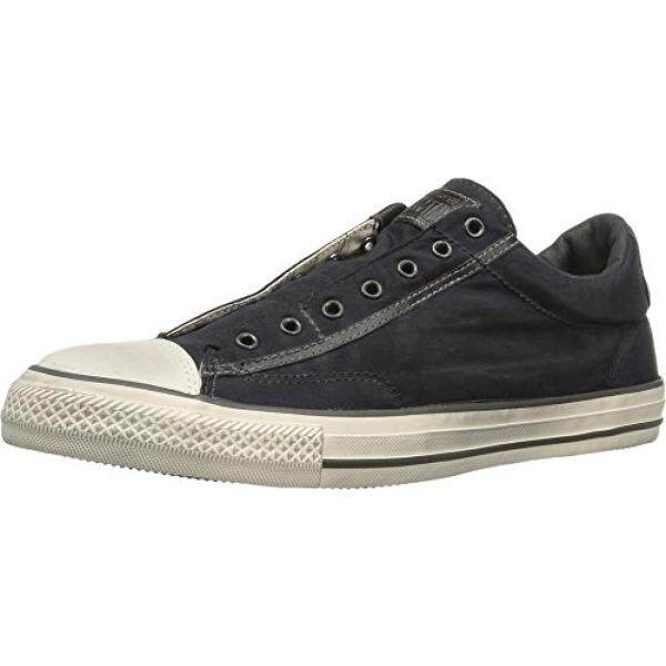 Converse by John Varvatos Distressed Painted Nylon Vintage Slip On Sneaker Black - intl