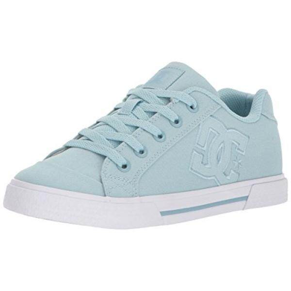DC Wanita Chelsea TX Skate Sepatu Biru Muda, 9 B US-Intl