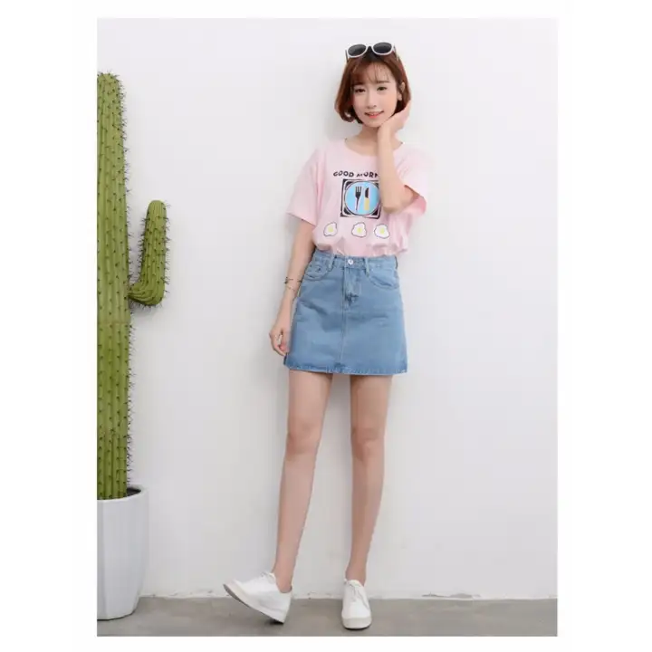soft denim skirts