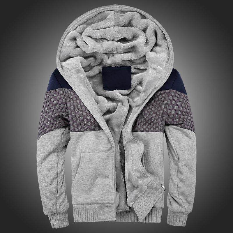 Bomber Mens Vintage Penebalan Bulu Jaket Musim Gugur Musim Dingin Desainer Merek Terkenal, Laki-laki Ramping Fit, Mantel Hangat-Intl