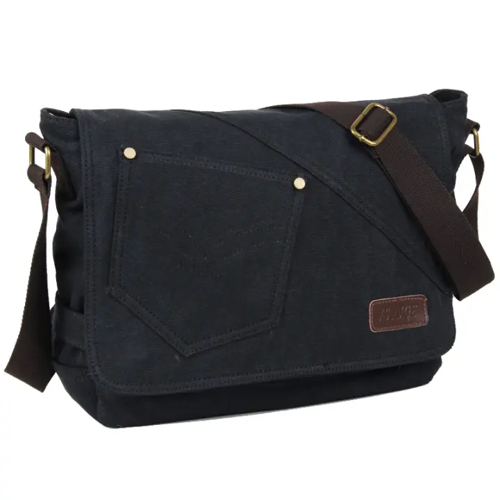 canvas man bag shoulder