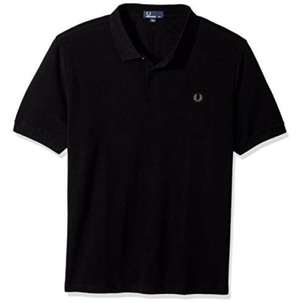 FRED PERRY Fred Perry Mens Kemeja POLO Polos Hitam/Chrome, X-Intl