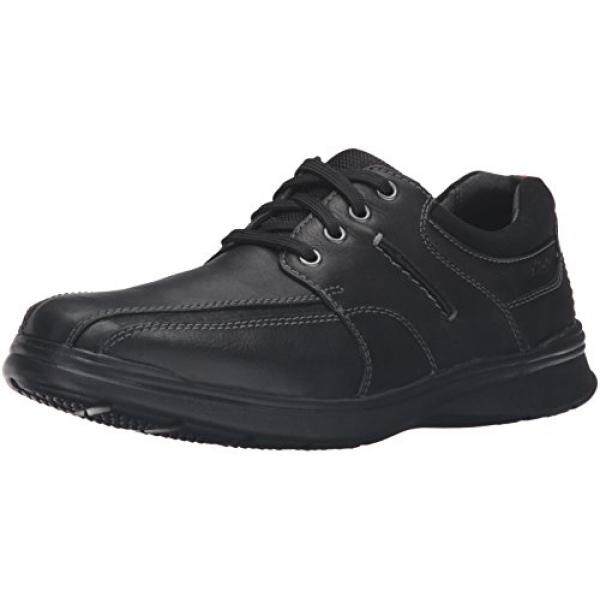 Dari Amerika Serikat Clarks Pria Cotrell Kaki Oxford Hitam, 9 M US-Intl