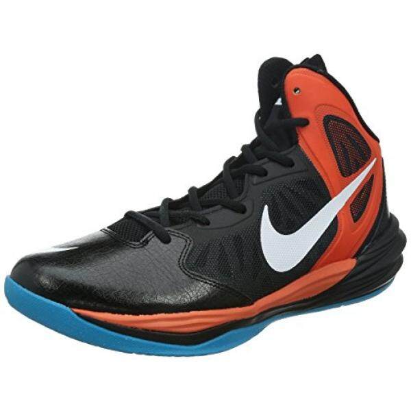 Dari Amerika Serikat Nike Pria PRIME HYPE DF Hitam/Putih/Tm Orange/Anthracite Sepatu Basket En Kami-Internasional