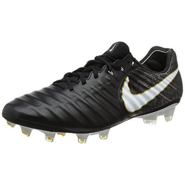 From USA Nike Tiempo Legend VII FG Men Soccer Cleats - Black White Size: 7 - intl