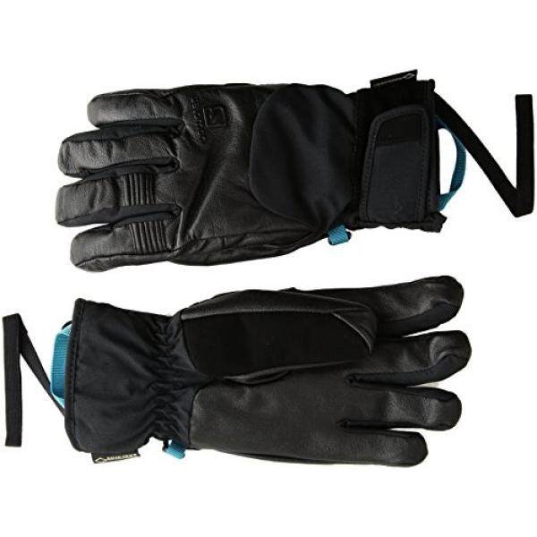 From USA Salomon Womens QST GTX Gloves, Black, - intl