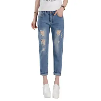 girls cropped jeans