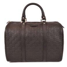 Gucci Women Bags Price In Malaysia Best Lazada Gucci 265697 Gg Guccissima Boston Tote Leather Bag Dark Chocolate