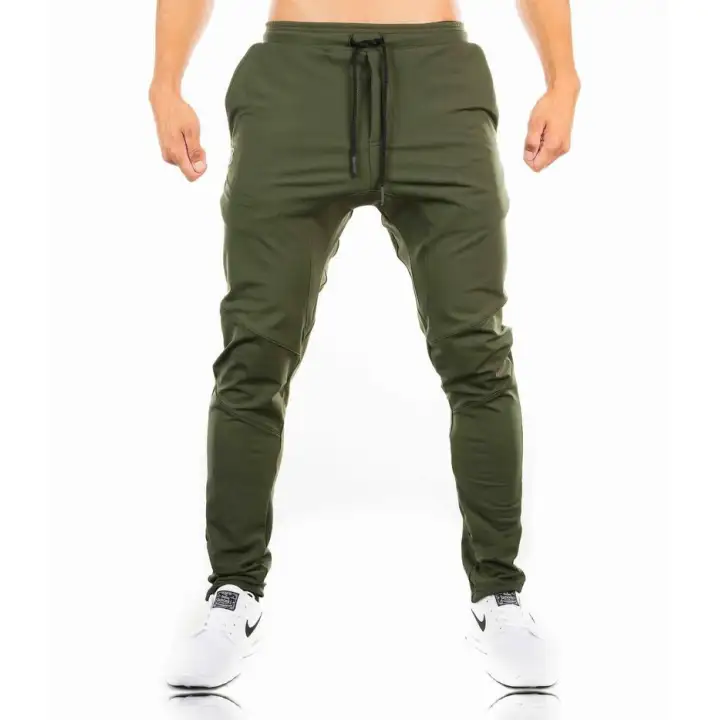 green sweatpants