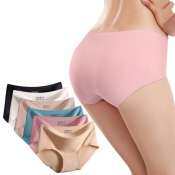 Seamless Ice-silk Briefs for Women - High Quality Underwear OEM