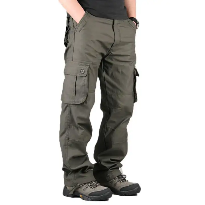 mens cargo pants green