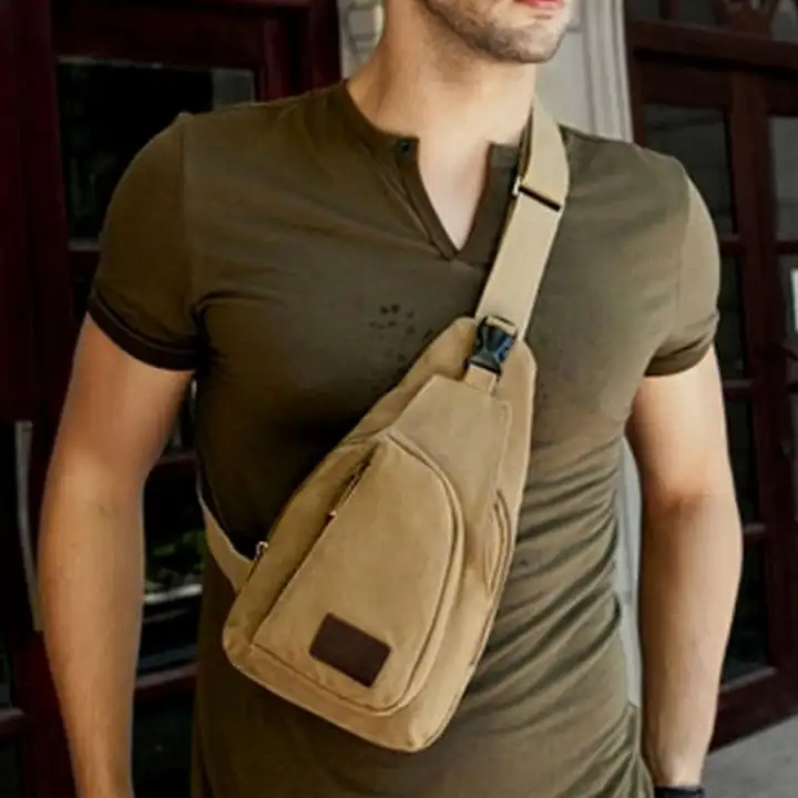 men's chest pack crossbody bag
