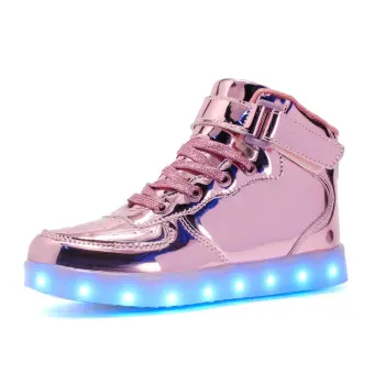 led high top sneakers
