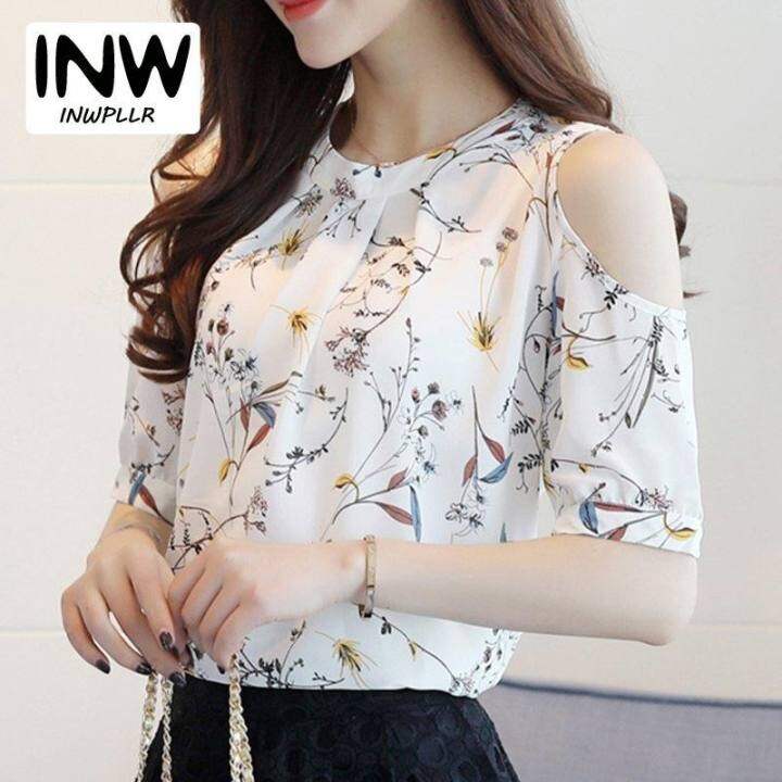 womens open shoulder tops