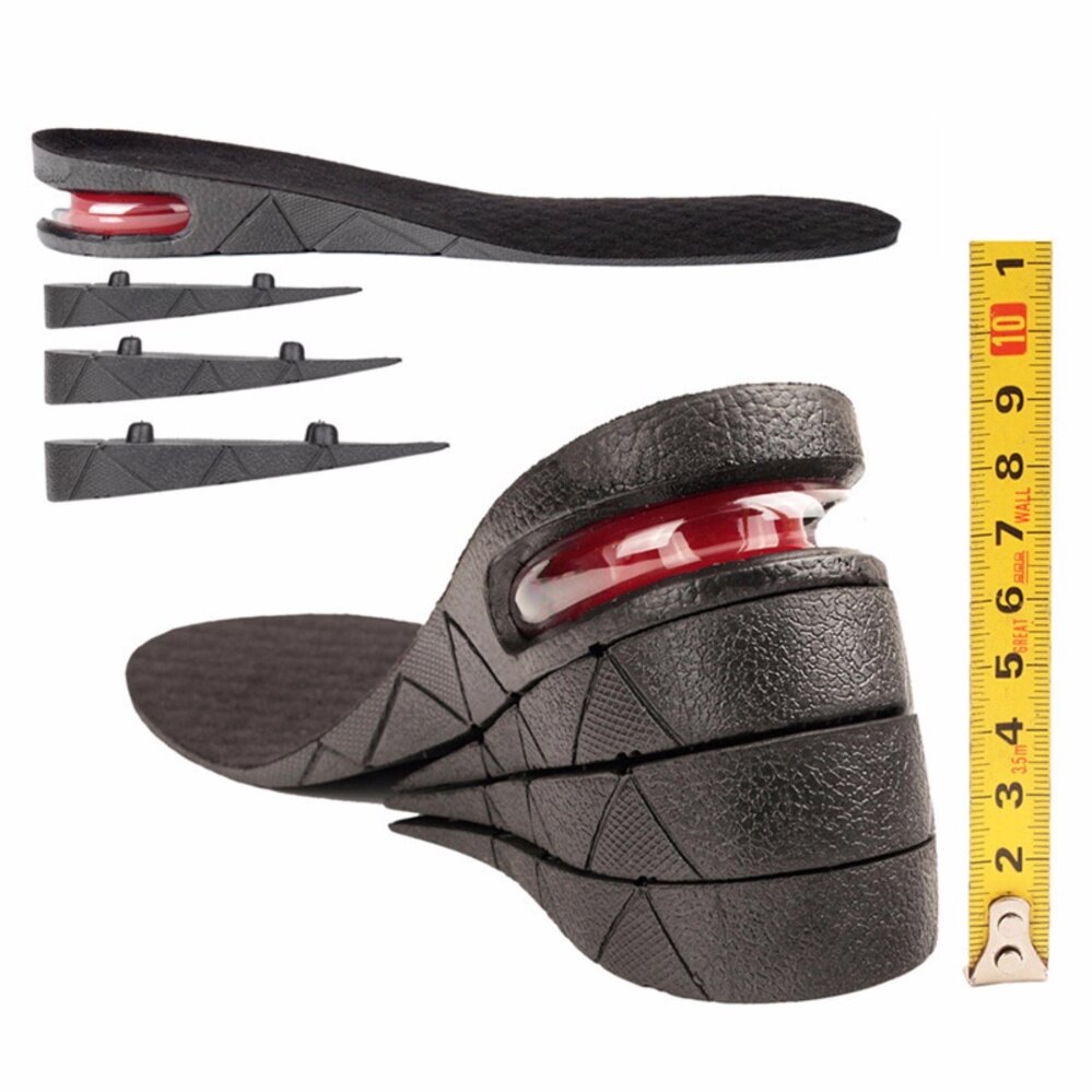 Increase Insole 1-4 Layer Height Heel Lift Shoe Air Cushion Pad Taller KKI