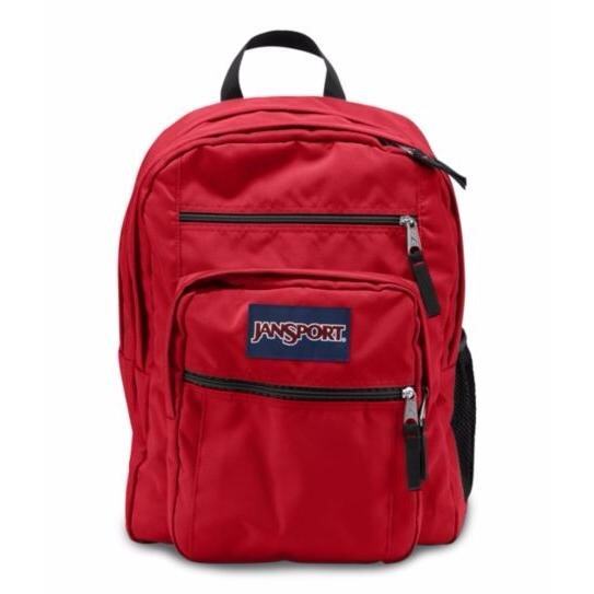 Jansport Besar Ransel Pelajar-Pita Merah-Intl