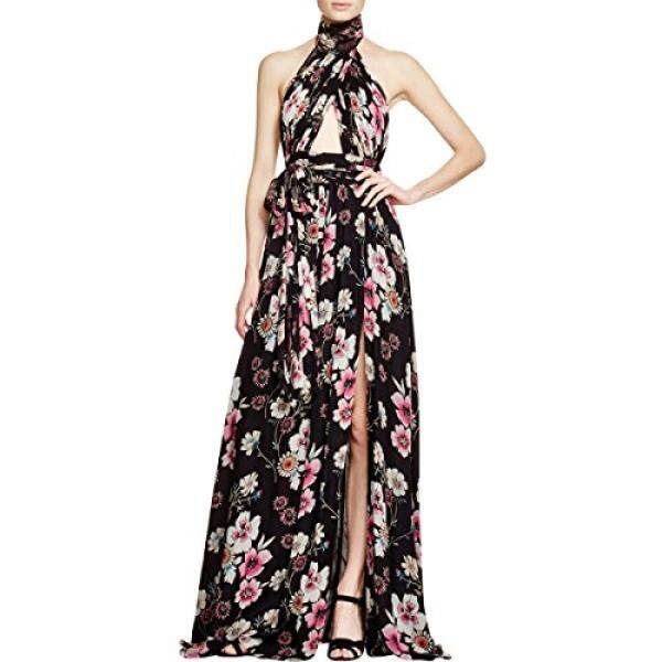 Jill Jill Stuart Wanita Potongan Depan Sleevless Collared Gaun, Kebun Raya, 8-Internasional