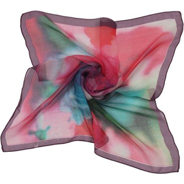 Jocelyn Nord Womens Graphic Print 100% Silk Square Scarf Neckerchief - intl