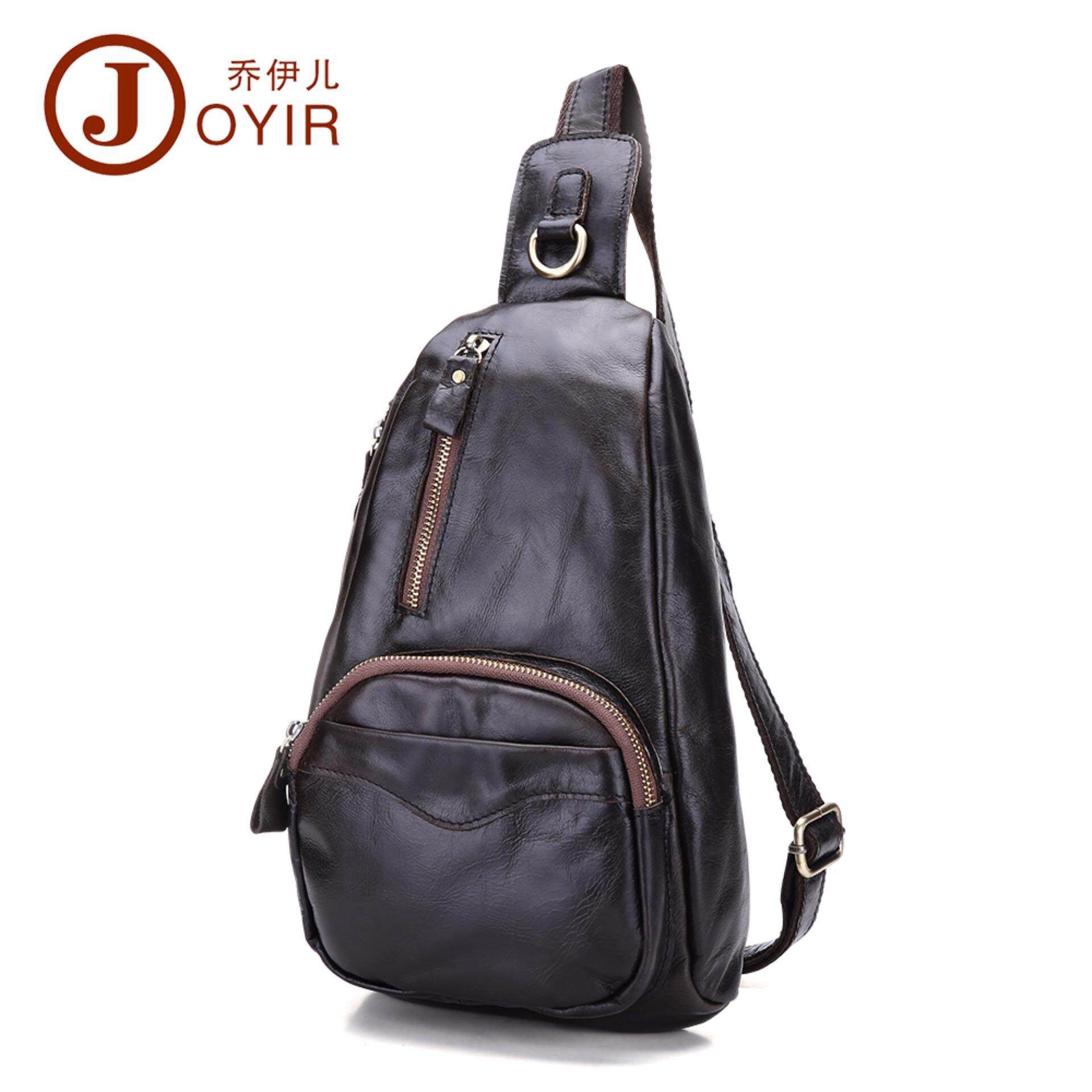 Buy & Sell Cheapest 2017 39 JOYIR Best Quality Product Deals Joyir 2017 Kulit Sapi Asli Tas Selempang Pria Tas Selempang Tas Fashion Zipper Tas Selempang Kecil