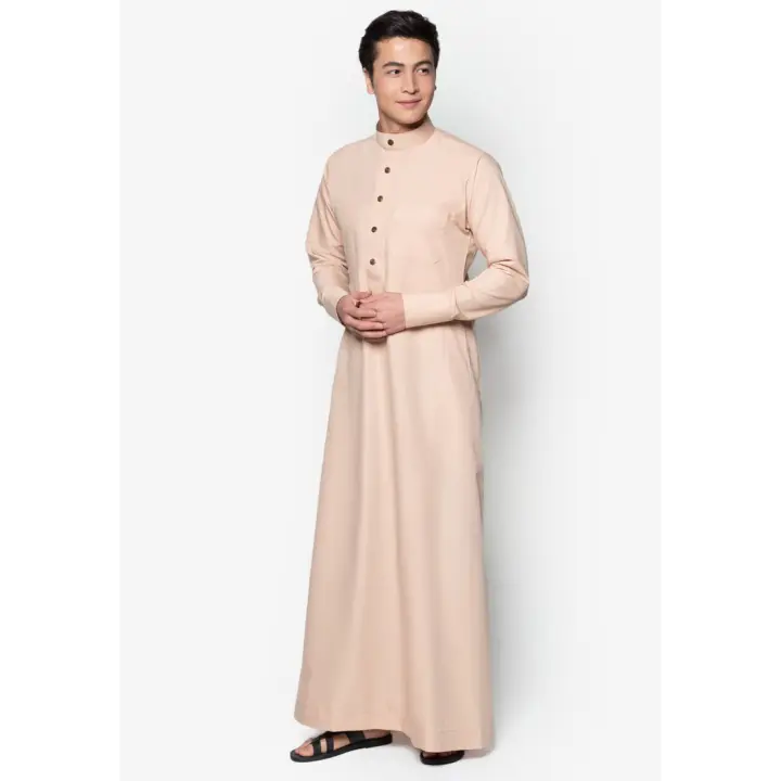 jubah slim fit