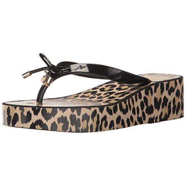 Kate Spade New York kate spade new york Womens Rhett Flip-Flop, Black, 8 M US - intl
