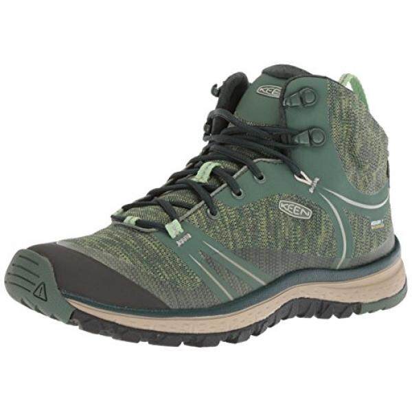 Keen Keen Wanita Terradora Pertengahan WP-W Daki Gunung Boot, Bebek Hijau/Quiet Hijau, Kami-Internasional