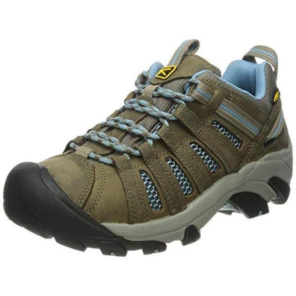 Keen Keen Wanita Voyageur Sepatu Daki Gunung, Brindle/Alaska Biru, Kami-Internasional