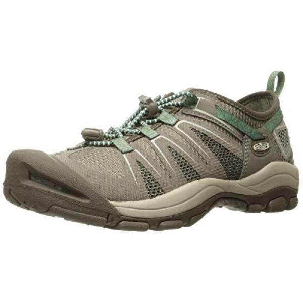Keen Wanita McKenzie II Sepatu Daki Gunung, Kantin/Malachite, Kami-Internasional