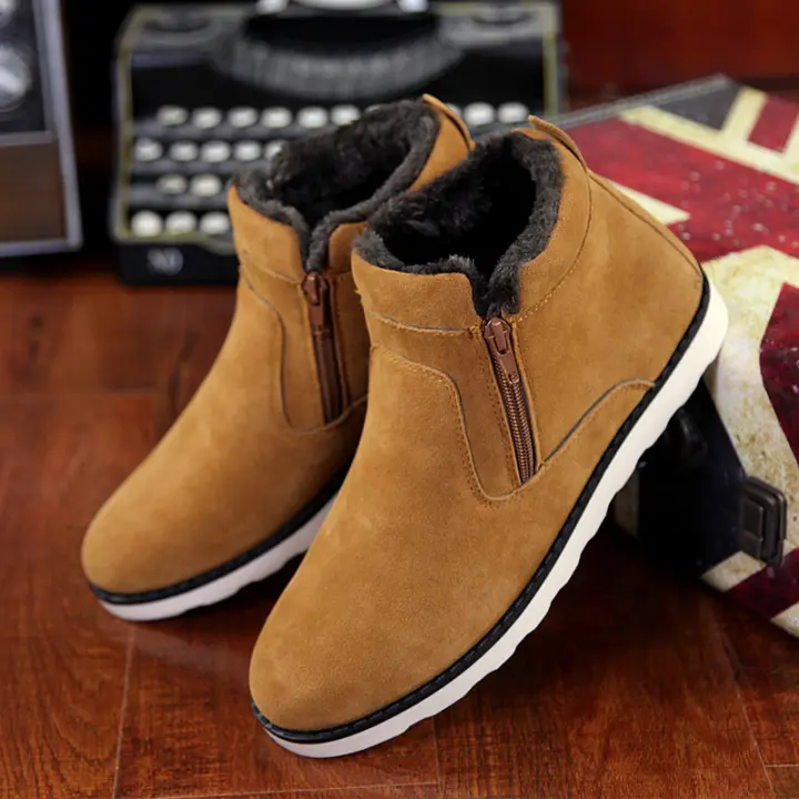 mens short snow boots