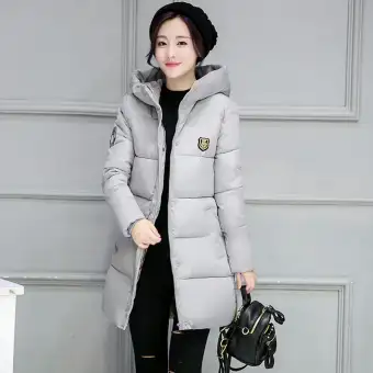 women's winter long down jacket coat parka