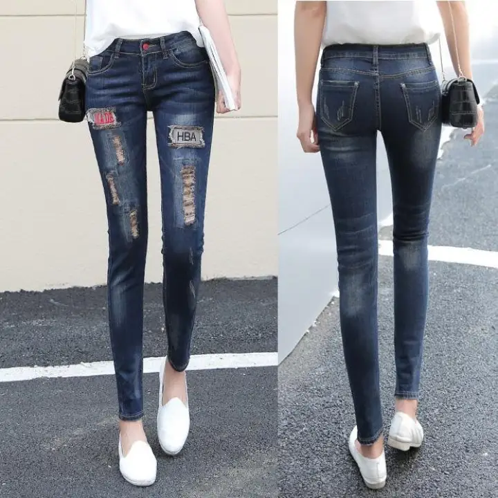 ladies cotton jeans