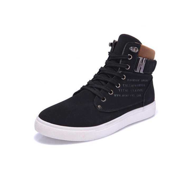 LALANG Casual Men High Cut Canvas Shoes Sneakers Sports