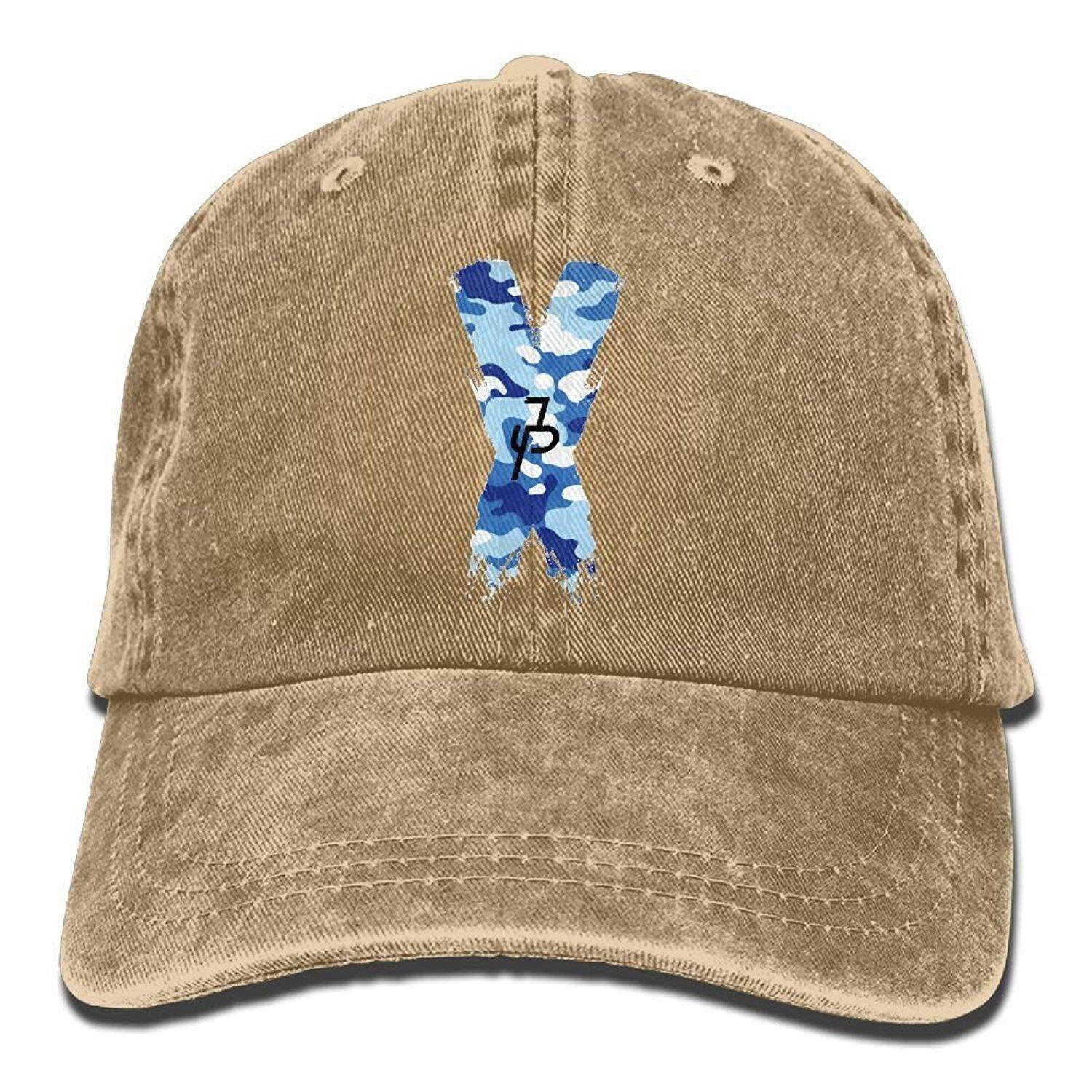 Men And Women Jake Paul X Camouflage Logo Vintage Jeans Baseball Cap - intl