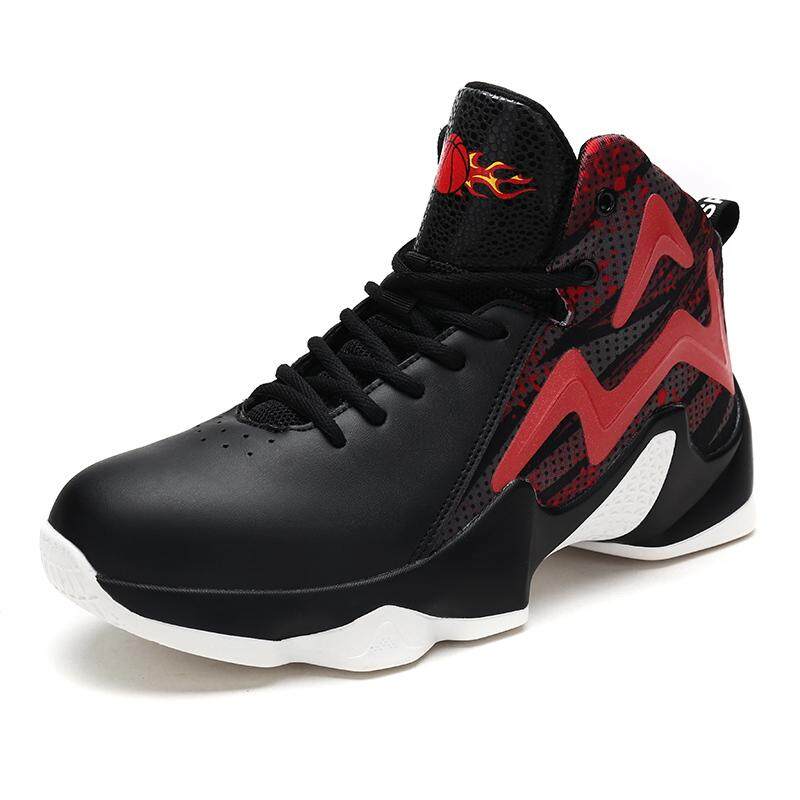 Men Basketball Shoes Breathable Outdoor Sneakers Athletic Training Cushioning Non-slip Sport Boots Breathable Trainers