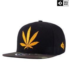 New Arrival Spring Women's Hip-pop Caps For Men Flat Brim Cap Canvas Material Hat Leaf Embroidery Adjustable 55-61cm Cap