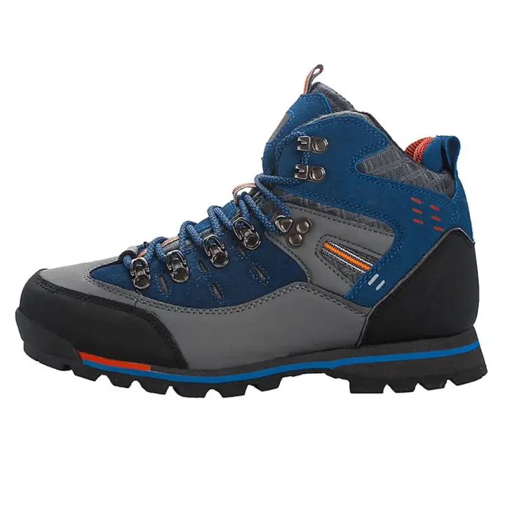 mens blue hiking boots