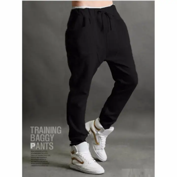 grey elastic sweatpants