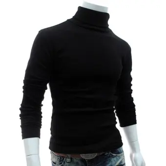 high neck sweatshirt for men