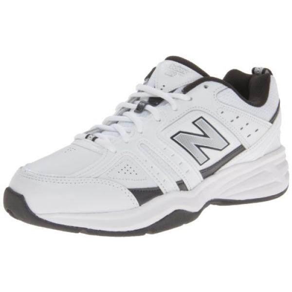 New Balance Mens MX409 Cross-Training Shoe,White/Grey,8 4E US - intl