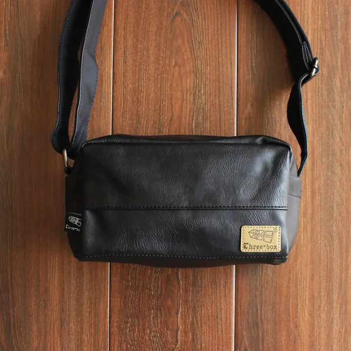 three box sling bag