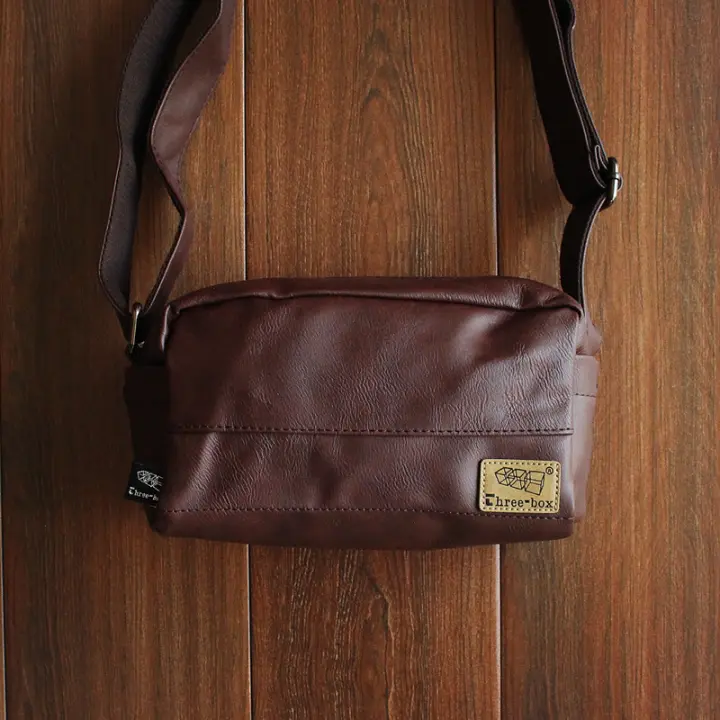 three box sling bag