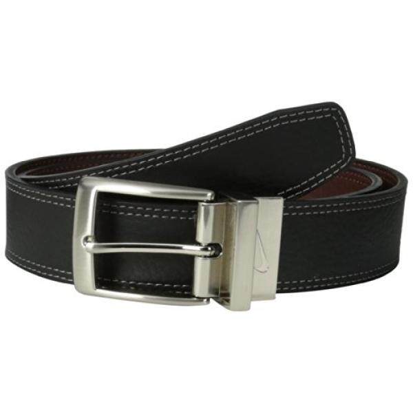 Nike Pria CLASSIC Reversibel Sabuk Hitam/Coklat, 38-Intl