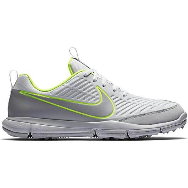 Nike Pria Explorer 2 Sepatu Golf, Platinum Murni/Serigala Grey/Volt, AS B01GKAX4DI-Internasional