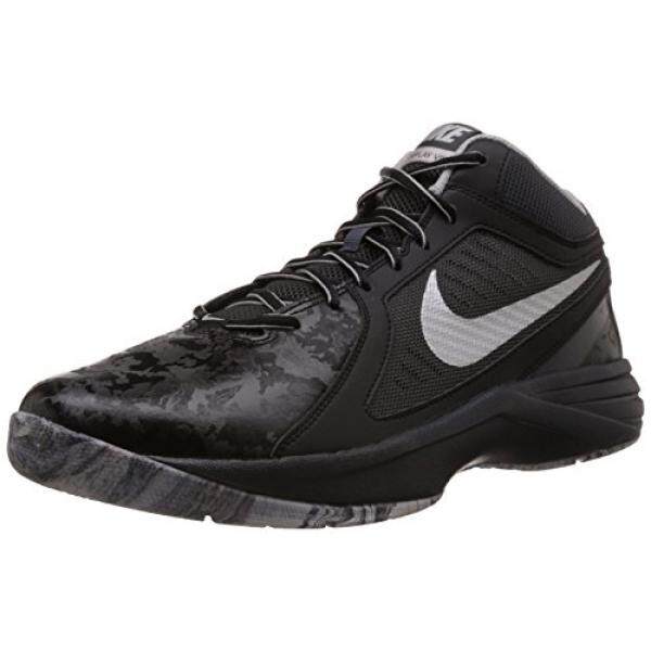 Nike M
ens Overplay VIII Basketball Shoe Black/Anthracite/Flt Silver/Metallic Silver 9.5 - intl