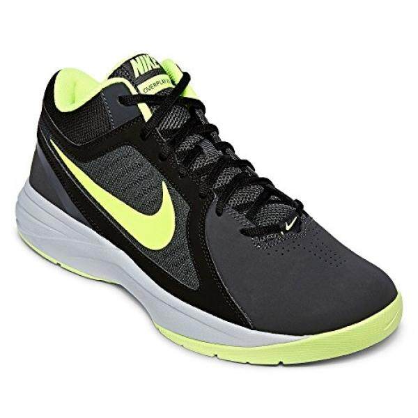 Nike Mens The Overplay VIII NBK Anthracite/Volt/Black/Cl Gry Basketball Shoe en US - intl