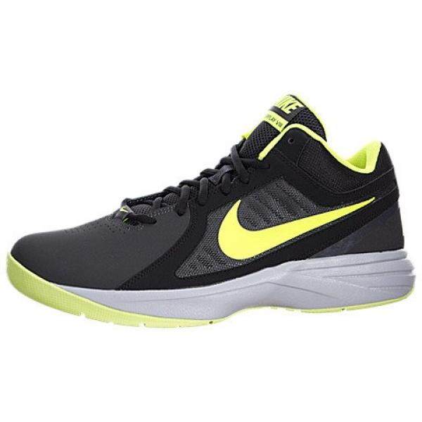 Nike Mens The Overplay VIII NBK Anthracite/Volt/Black/Cl Gry Basketball Shoe en US - intl