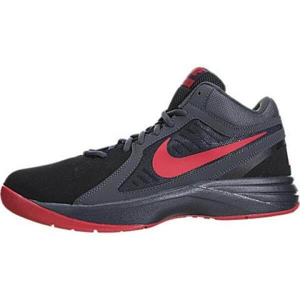 Nike Mens The Overplay VIII NBK Blk/Unvrsty Rd/Anthrct/Drk Gry Basketball Shoe en US - intl
