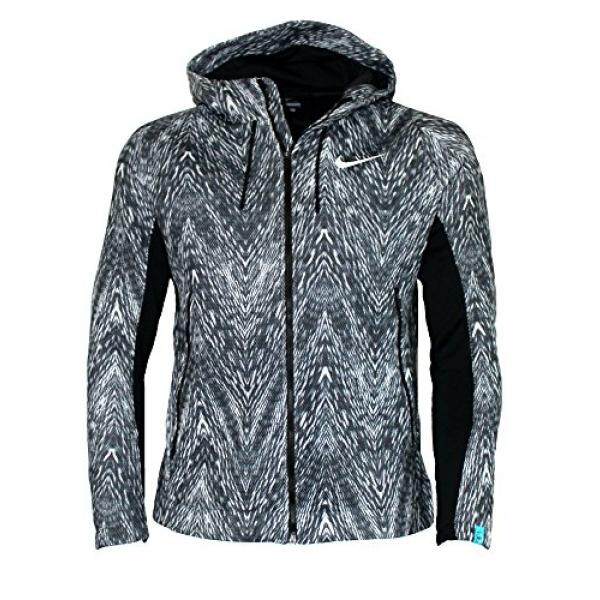 NIKE NIKE Pria N7 Hypermesh Jaket Atletik Penuh Risleting Hoodie-Internasional